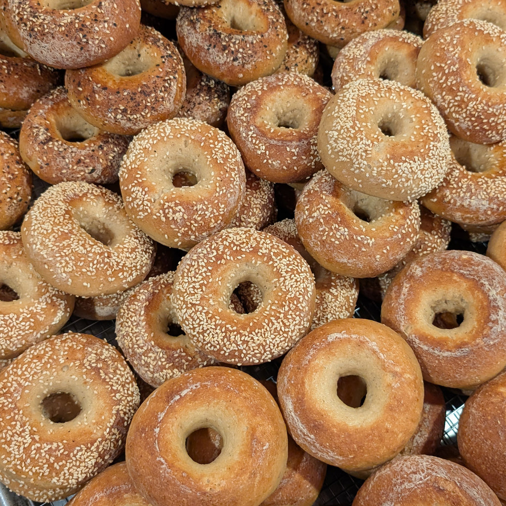 The Bagel & Salad Brunch Box (Serves 10–12)